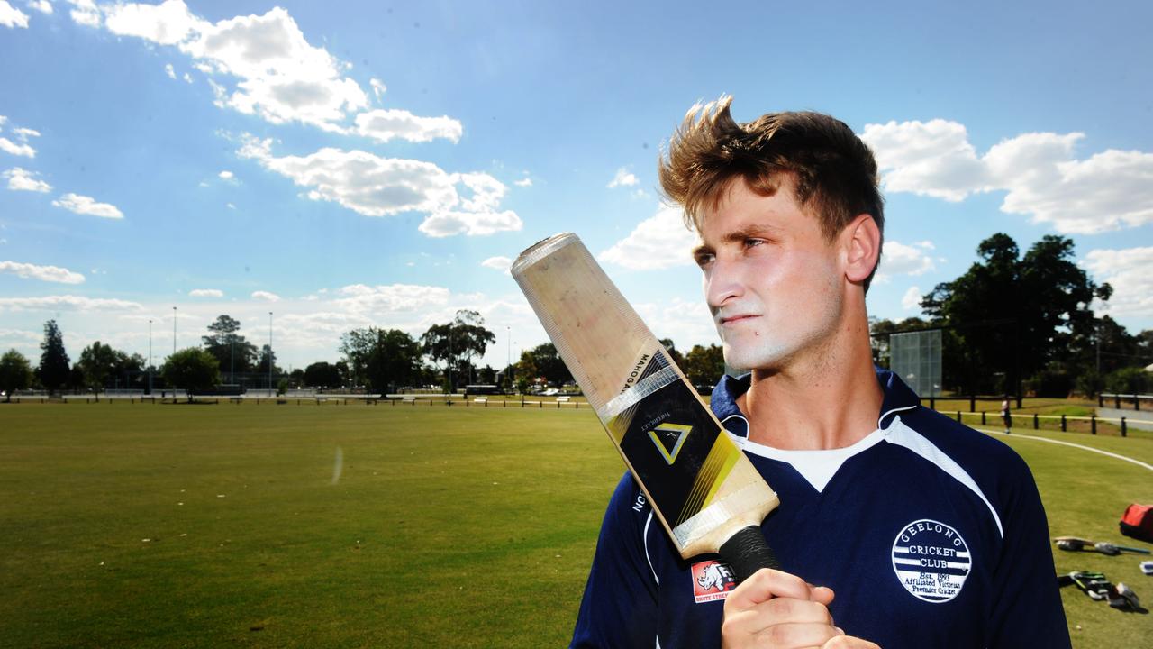 Josh McDonald early in his career at Geelong.