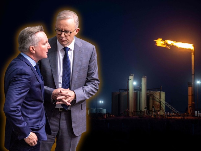 Energy and Climate Minister Chris Bowen with Prime Minister Anthony Albanese. Natural gas 'should never have been left out of the Capacity Investment Scheme,' the peak oil and gas lobby says.