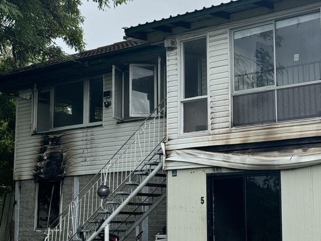 Damage to the Kingston home.