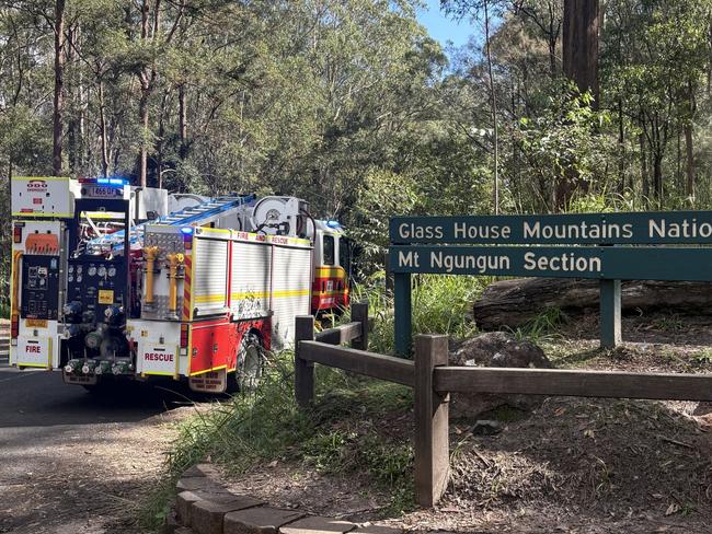 Firefighters were called to a rescue on Mt Ngungun on June 3.