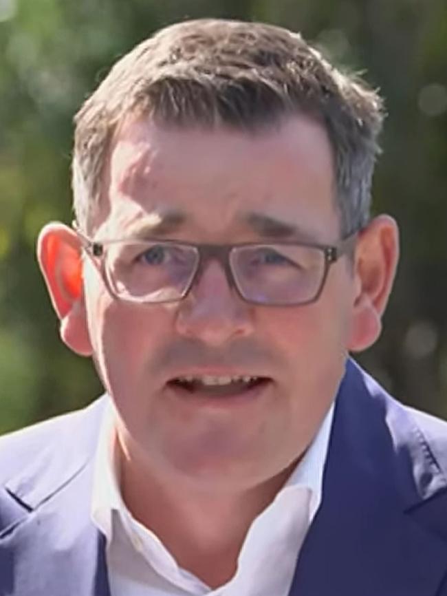 Former Victorian Premier Daniel Andrews. Picture: ABC