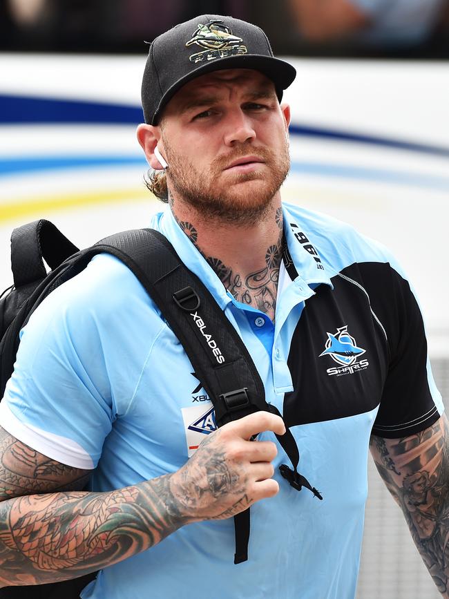 Josh Dugan has been an ordinary signing for Cronulla. Picture: Zak Simmonds