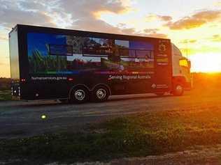 The Golden Wattle mobile service centre is making it's way to the southwest to aid rural residents.