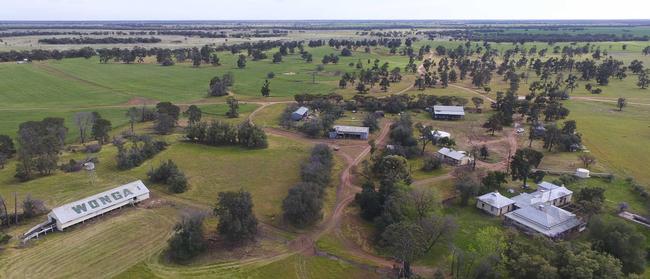 Wonga Station at Jerilderie in NSW for sale.