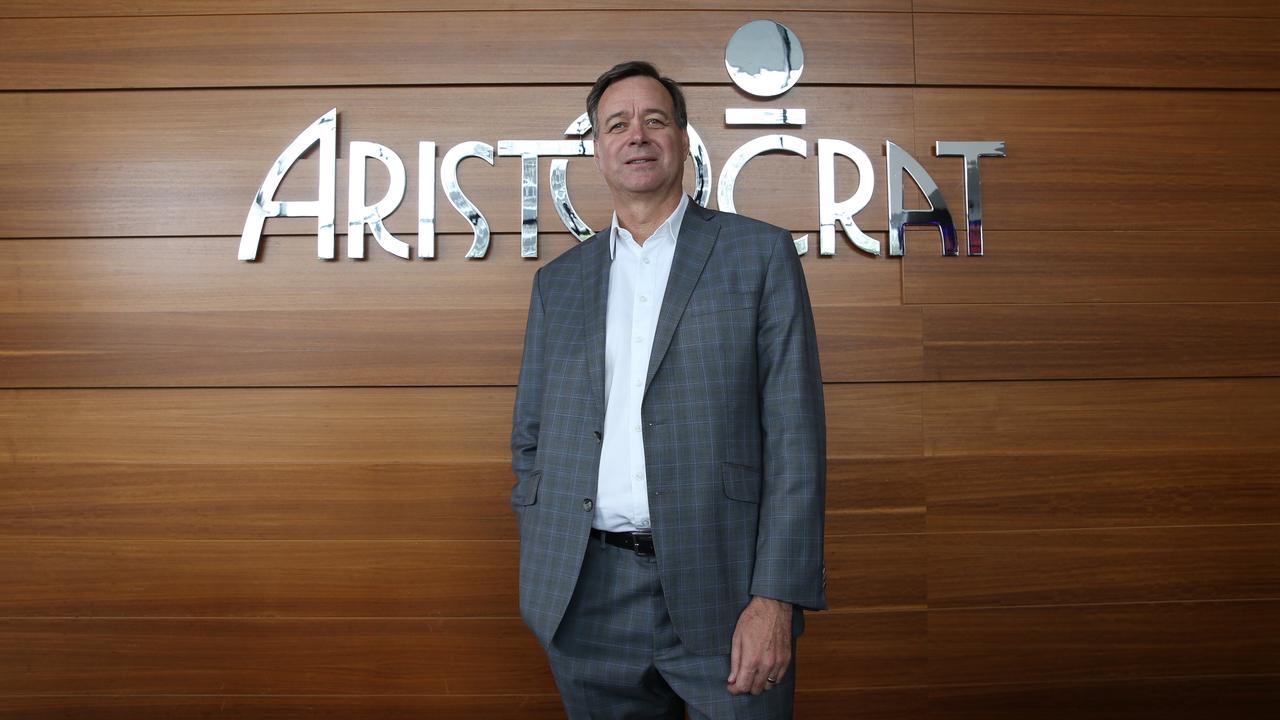 Aristocrat chief executive Trevor Croker. Picture: Britta Campion