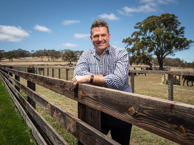 SA Weekend Feb/Mar 2020. Darren Thomas of Thomas Foods at his property in the Hay Valley near Nairne . Picture: Brad Fleet