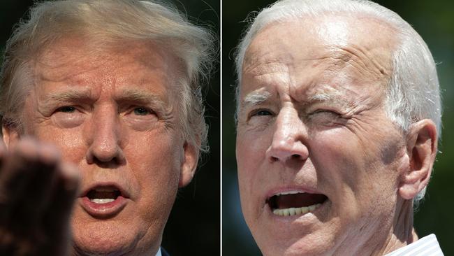 Joe Biden has said that Donald Trump cannot tell truth from fiction and the he may have to bring a fact checker to the debates. Picture: AFP