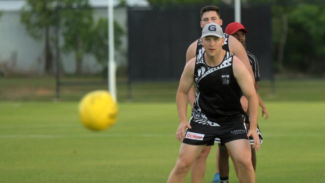 Gary Ablett Jr at the Palmerston Magpies thursday night training. Picture: (A)manda Parkinson