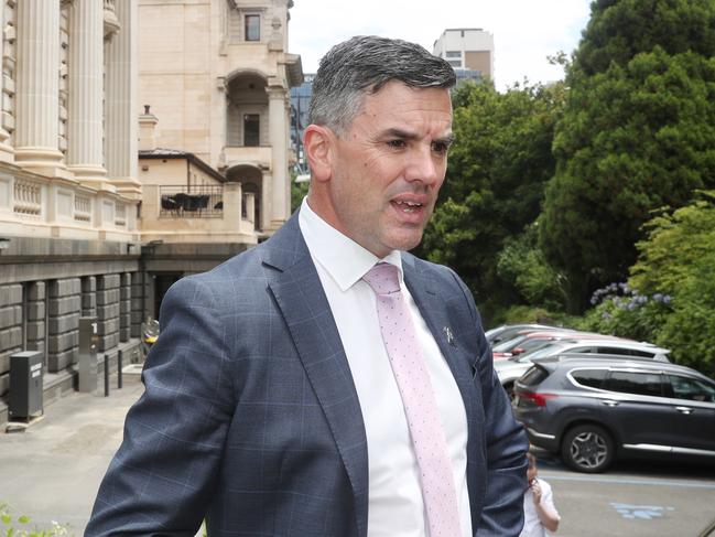 Opposition Leader Brad Battin has denied the shadow cabinet changes were a form of punishment to his factional rivals. Picture: David Crosling