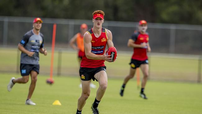 The Gold Coast Suns player Matt Conroy at pre-season training. Picture: Jerad Williams