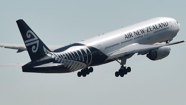 An Air New Zealand plane taking off from Sydney. Picture: AFP