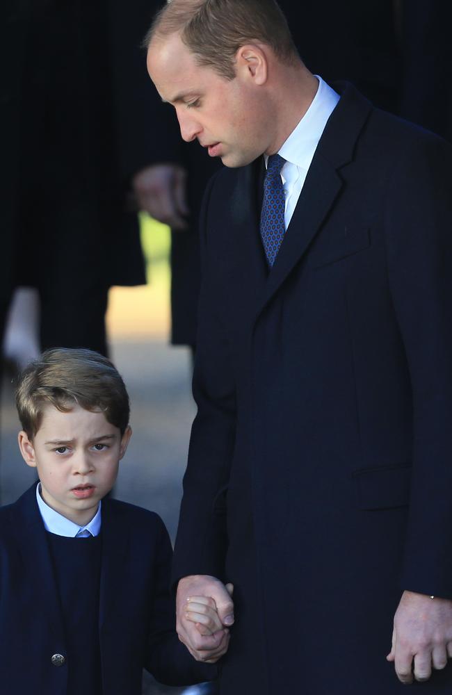 Prince George is third in line to the throne. Picture: Getty Images.