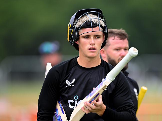 This year’s Ashes could be a battle of the young guns with 21-year-old Jacob Bethell already starring for England and in the Big Bash. Picture: Joe Allison/Getty Imagesx