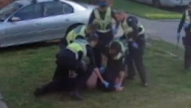 A screen grab of the September 2017 incident in Preston, one of three separate incidents that footage has emerged of.