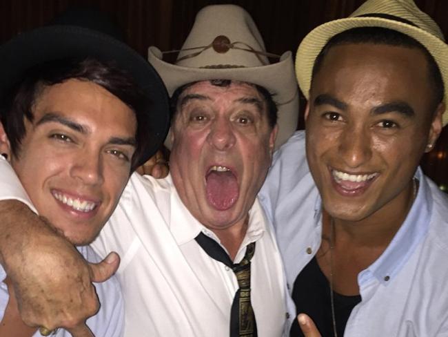 Justice Crew partied with Molly Meldrum at the afters.