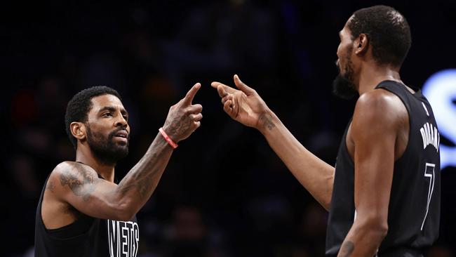 KD and Irving are outta there. Photo by Adam Hunger/Getty Images