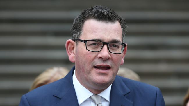 Premier Daniel Andrews backs Victoria’s ‘partnership’ with China. Picture: AAP