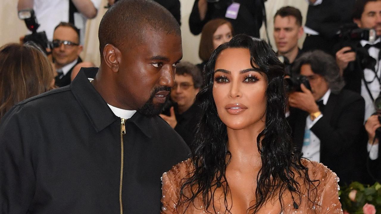 Kim and now-estranged husband Kanye have four kids together. Picture: ANGELA WEISS / AFP