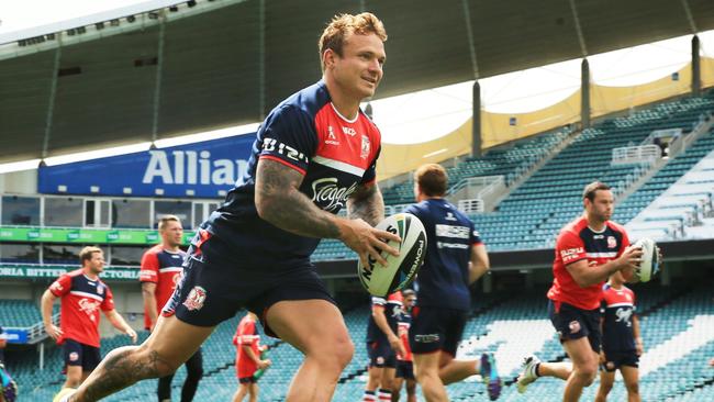 Jake Friend at Roosters training.