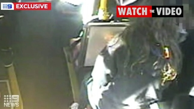 Bus passenger allegedly set girl's hair on fire (9 News)