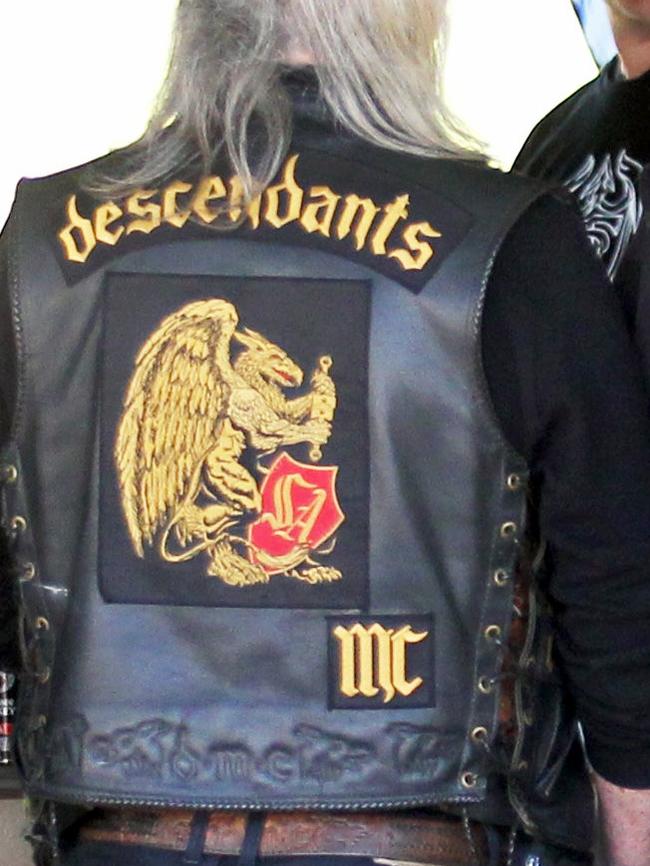 Descendants bikie gang colours.