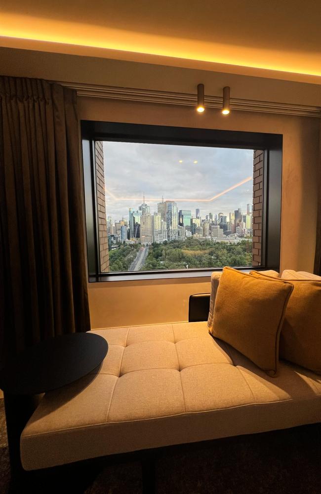 The William Clarke Sky Villa at Pullman Melbourne On The Park starts at $5000 a night. Picture: news.com.au