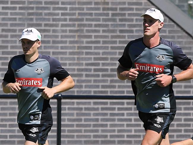 Lachlan Keefe and Josh Thomas Picture: Wayne Ludbey