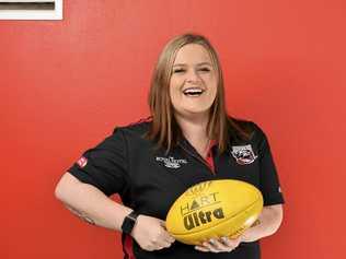 PASSIONATE VOLUNTEER: South Toowoomba Bombers club member Sophie Smith has been nominated for Sports Darling Downs coach and volunteer of the year awards. Picture: Kevin Farmer