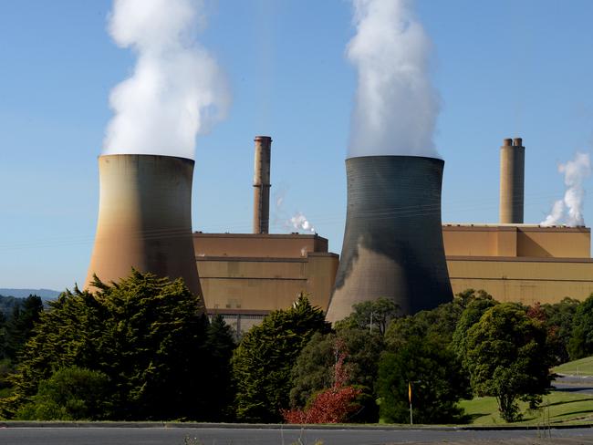 GIPPSLAND, AUSTRALIA - NewsWire Photos APRIL 22, 2024: A coal fired powered station at Yallourn in Gippsland. Picture: NCA NewsWire / Andrew Henshaw