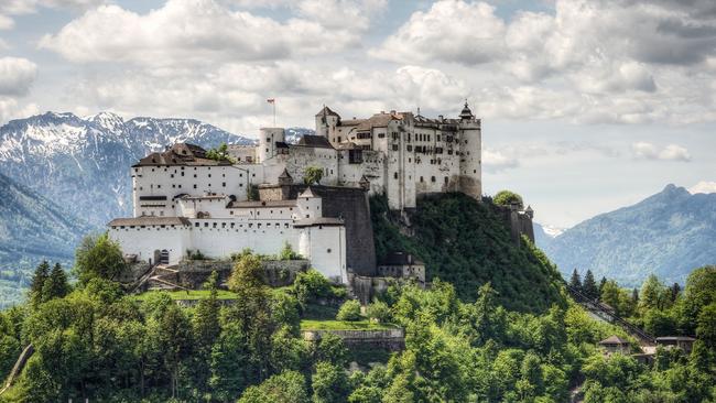 The Hohensalzburg Fortress in Salzburg is one of the largest medieval castles in Europe.