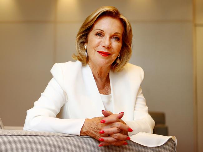 13/02/2018: Ita Buttrose speaking to Stephen Brook about her time as a newspaper editor on the Behind the Media podcast. Hollie Adams/The Australian