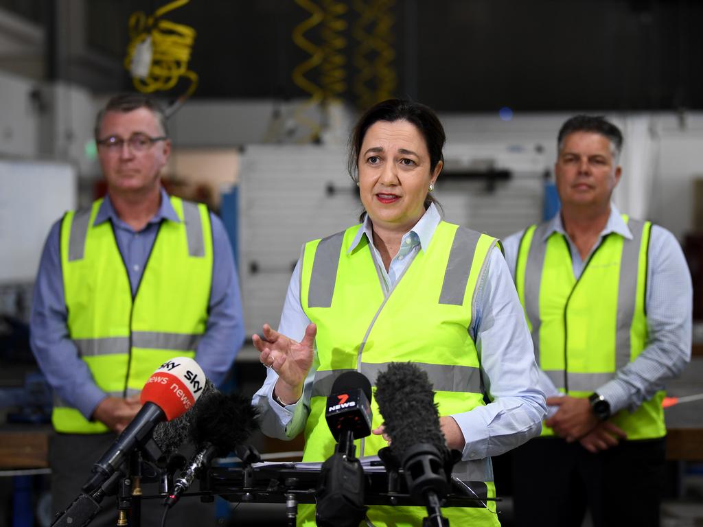 Queensland Premier Annastacia Palaszczuk has defended the state. Picture: NCA NewsWire / Dan Peled