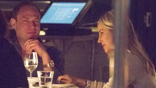 Roxy Jacenko has dinner with ex Nabil Gazal. Picture: Diimex