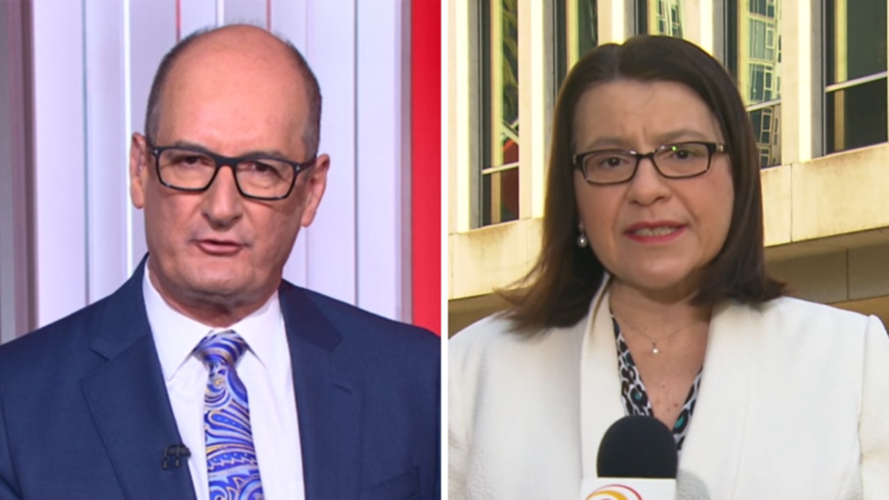 Kochie clashed with the Victorian Health Minister this morning. Picture: Sunrise