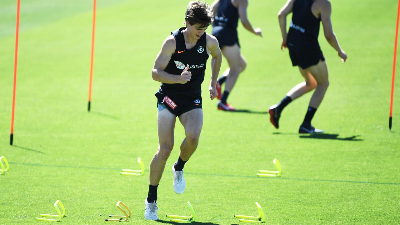 Paddy Dow has put in a massive preseason under the watch of a new fitness boss at the Blues. Picture: AAP