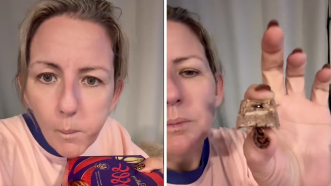 A blunt message to Cadbury has been delivered. Image: TikTok / @cleanbizcoach