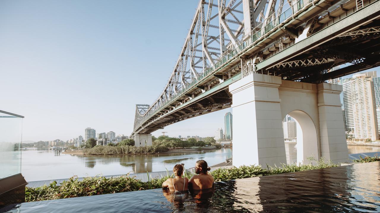 Not a bad place to be overlooking Brisbane river.