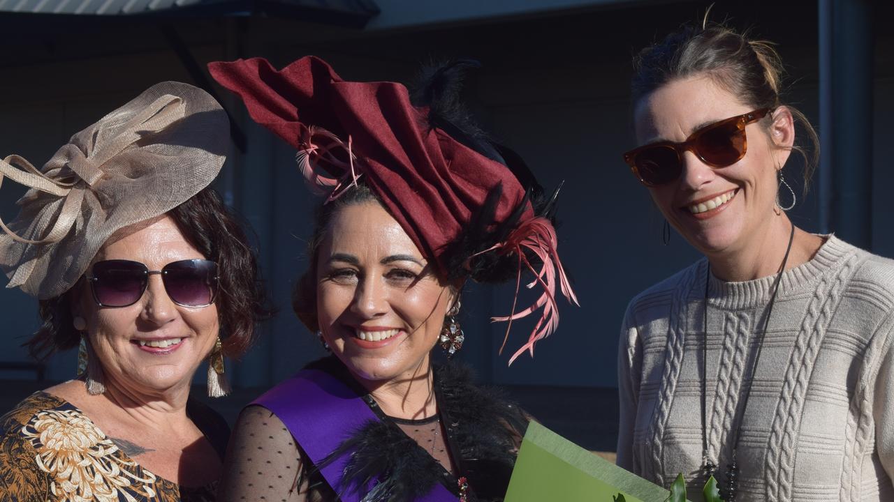 The Gympie Turf Club was packed full of happy punters as the region enjoyed its first ever TAB race meeting on Saturday, June 19, 2021: Marnie Nolan, Kikki Watt and Freddie Stevenson.