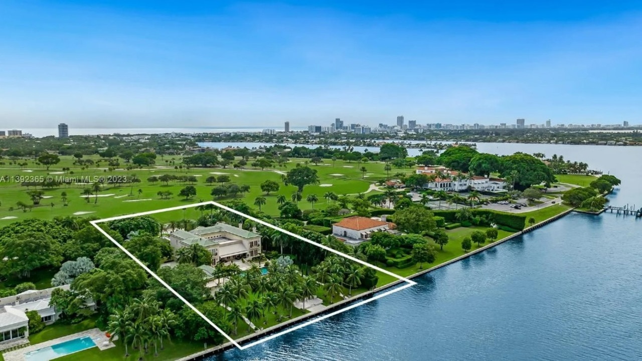 The property outlined above is Bezos second purchase on the isle, which he acquired in October 2023. Picture: Realtor.com