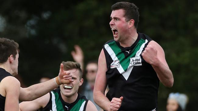 Donvale’s Nick Murphy is no stranger to standing up in big games. Picture: George Salpigtidis