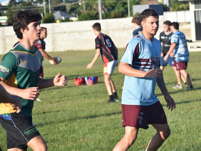 CQ Capras under-16, under-18, under-21 and senior men training at Kettle Park, Rockhampton, on December 3, 2022.