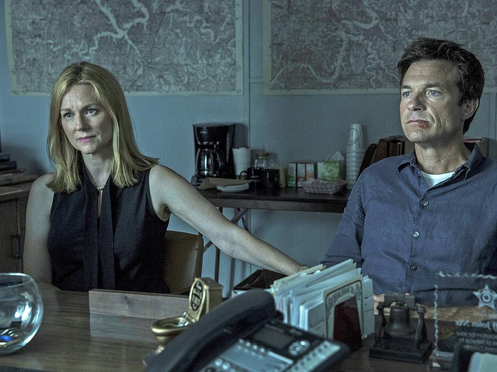 Laura Linney and Jason Bateman in Netflix success story Ozark. Picture: Netflix