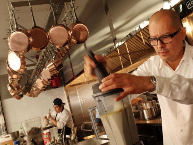 Chef Cesar Ramirez at Chef's Table on October 7, 2010. Photo by Spencer Platt/Getty Images