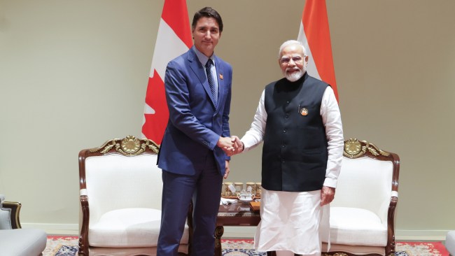 Canada has also expelled a senior Indian diplomat with links to intelligence over the case and Mr Trudeau revealed he had raised his concerns about the country's involvement directly with Prime Minister Narendra Modi. Picture: Press Information Bureau (PIB)/Anadolu Agency via Getty Images