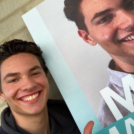 TNL’s 18-year-old candidate in the seat of Hawke, Max Martucci. Picture: Instagram