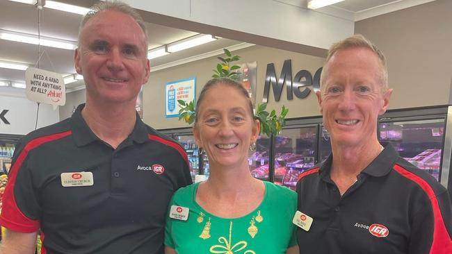 (From left) owners Clinton Church, Kath Church and Phil Hodge.