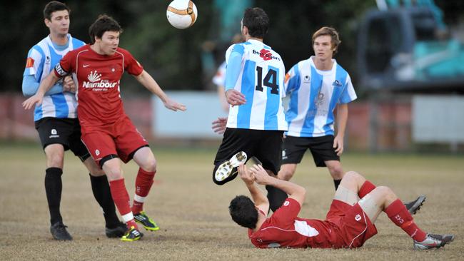 2009 – Sam Bennett (Nambour Yandina Utd). Photo: Warren Lynam / Sunshine Coast Daily