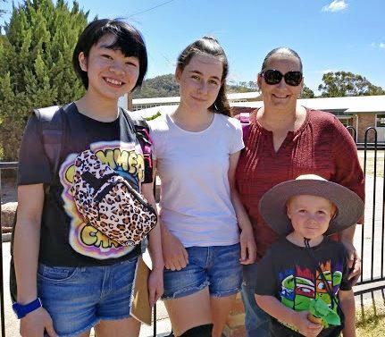 Shiwa students visit Stanthorpe State High School. Picture: Contributed