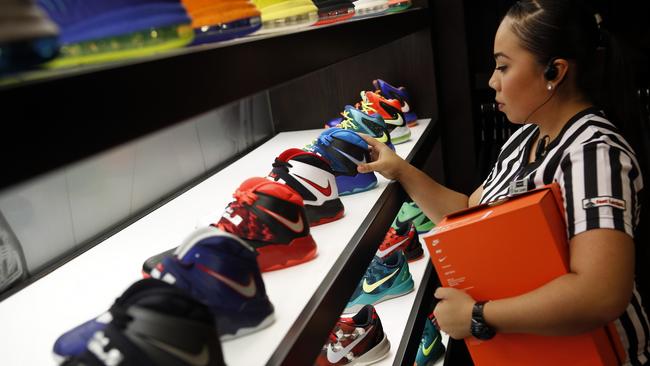 Nike has been cutting prices on its website aggressively, not only risking its own holiday sales but also weighing on its retail partners. Picture: Bloomberg