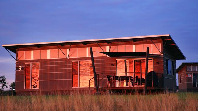 The Savannah Cabins are located adjacent to the Taronga Western Plains Zoo in Dubbo. Picture: Toby Zerna